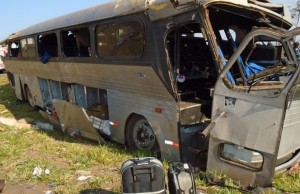 Ônibus levava trabalhadores para o Maranhão