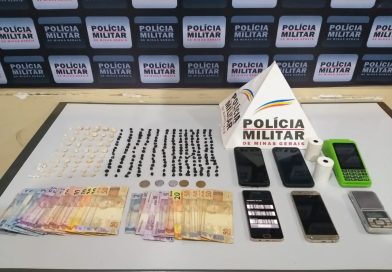 POLÍCIA MILITAR APREENDE GRANDE QUANTIDADE DE PEDRAS DE CRACK EM ITUIUTABA