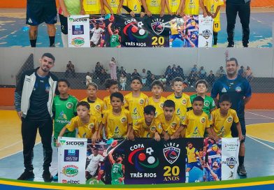Pirajuba recebe jogos da Copa 3 Rios de Futsal Infantil