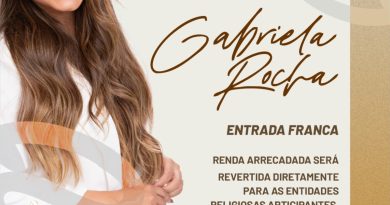  É HOJE! GABRIELA ROCHA NO 9º ABALA FRUTAL!