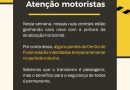 Atenção motoristas 
