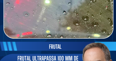 Frutal ultrapassa 100 mm de chuva e lago transborda no Parque dos Lagos