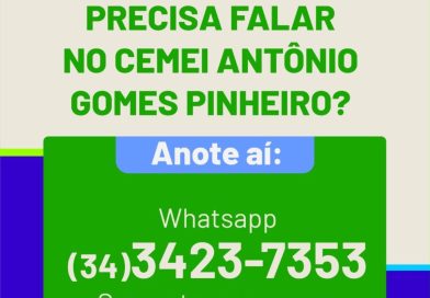  Precisa entrar em contato com o CEMEI Antônio Gomes Pinheiro?