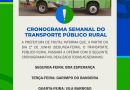  Atenção, moradores dos Povoados de Frutal!