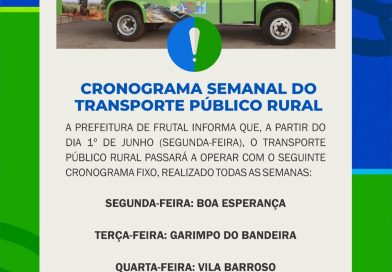 Atenção, moradores dos Povoados de Frutal! Atenção, moradores dos Povoados de Frutal!