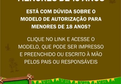 Está com dúvidas sobre a entrada de menores de 18 anos no Juninão de Frutal?