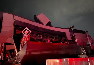 Estruturas e palco desabam durante temporal no Parque de Exposições de Patos de Minas; 13 pessoas recebem atendimento