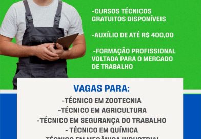 Trilhas do Futuro abre inscrições em Frutal com cursos técnicosgratuitos e auxílio de até R$ 400