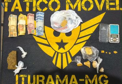 Dois homens são presos por tráfico de drogas após operação do Tático Móvel em Iturama
